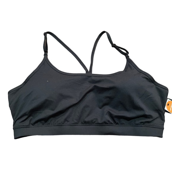 ID Ideology Plus Size Low Impact Sports Bra 3X Black - Picture 1 of 7